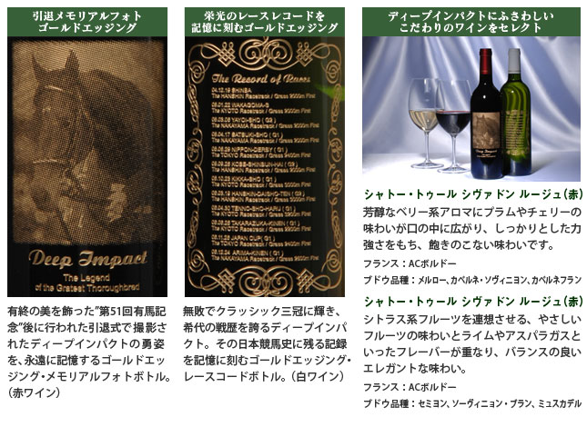 Amazon.co.jp: 競馬 ディープインパクト 引退記念 ボトル12本